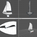 modèle 3D pour les bateaux